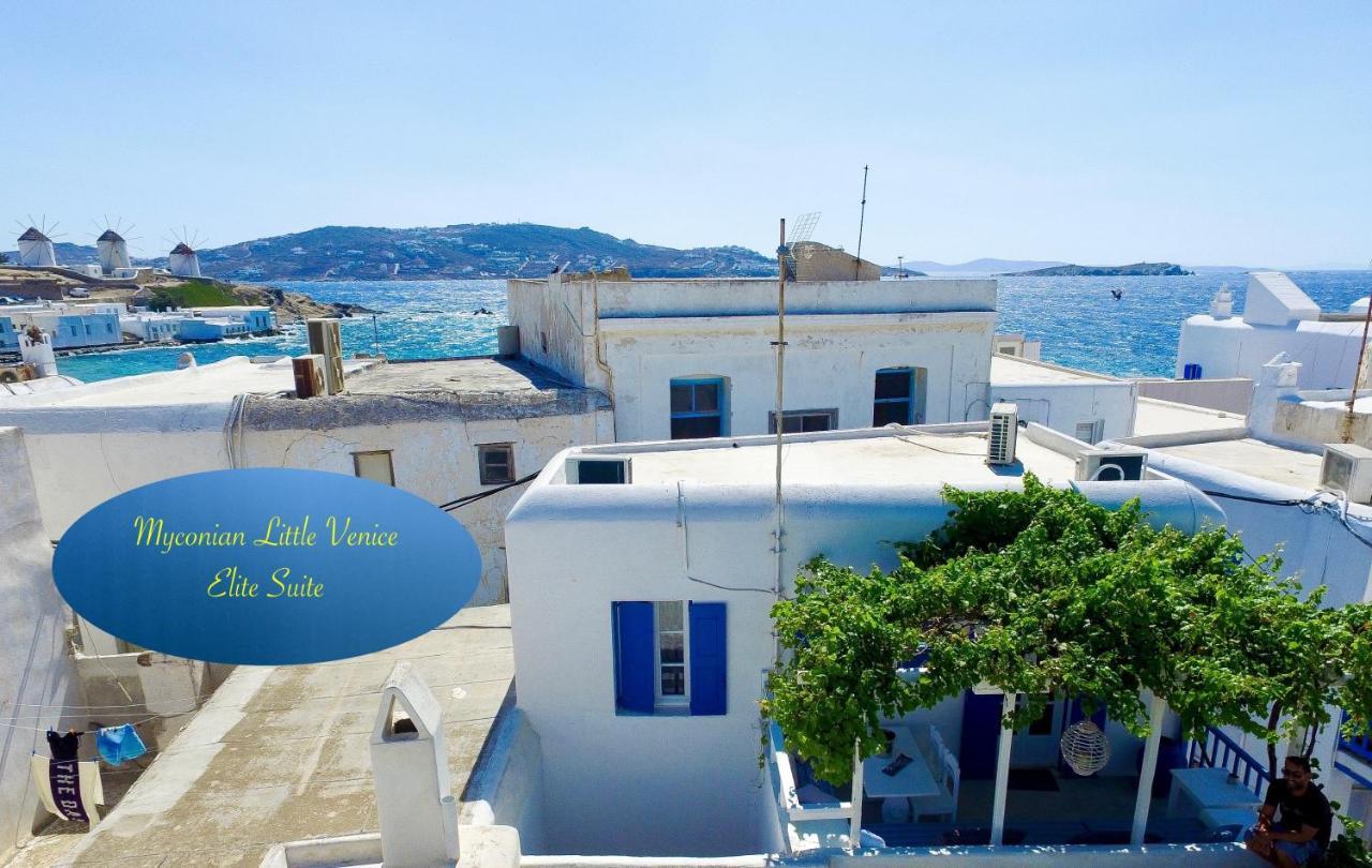 Myconian Little Venice Elite Suites With Sea View Mykonos Town ภายนอก รูปภาพ
