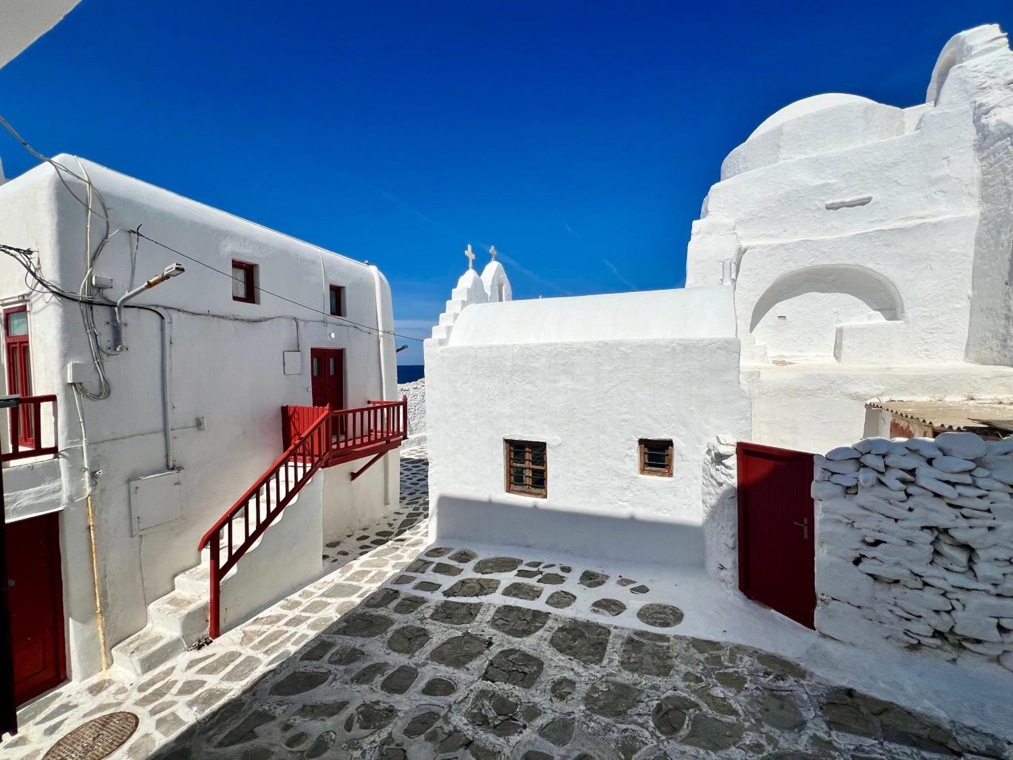 Myconian Little Venice Elite Suites With Sea View Mykonos Town ภายนอก รูปภาพ