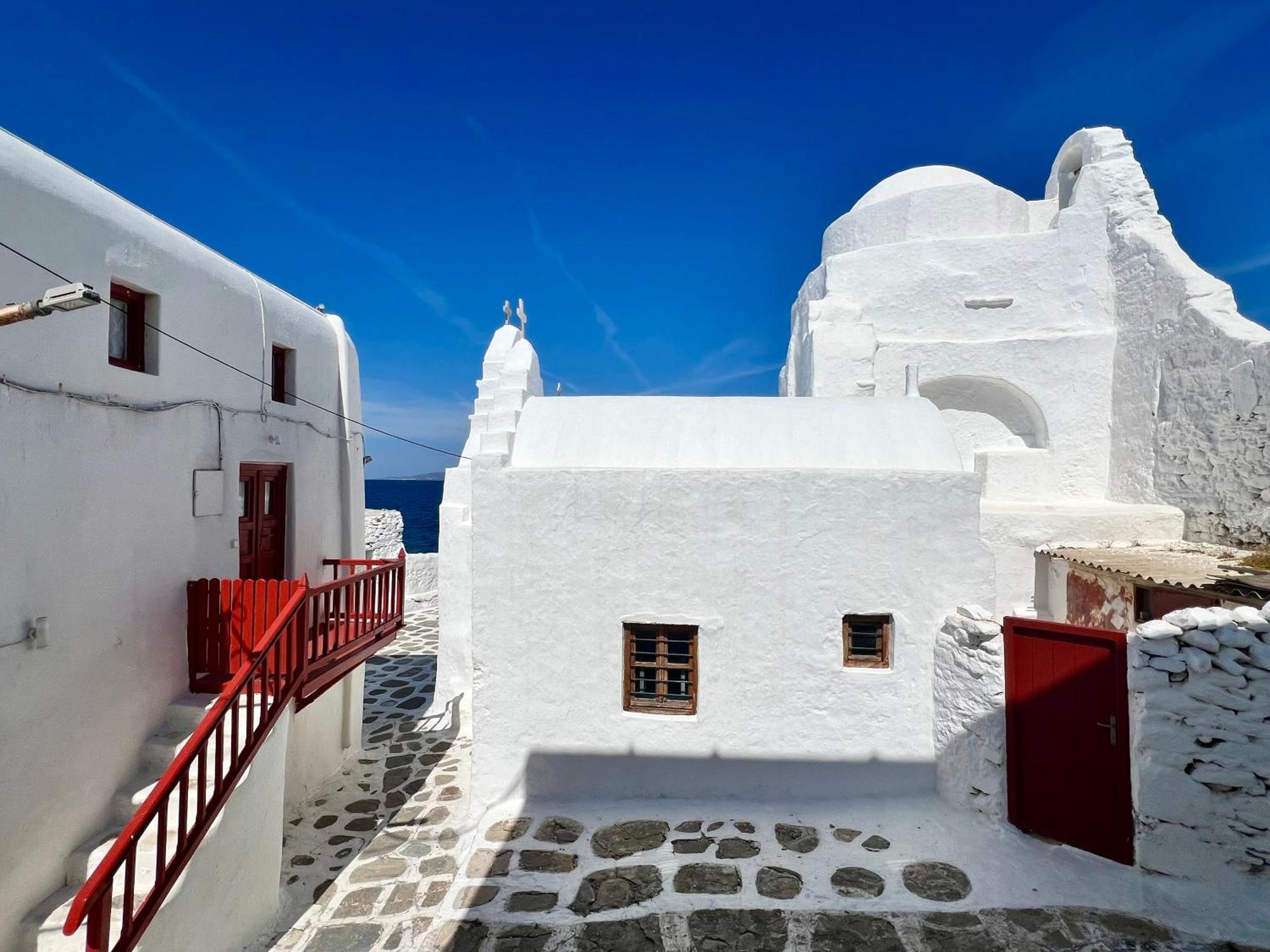 Myconian Little Venice Elite Suites With Sea View Mykonos Town ภายนอก รูปภาพ
